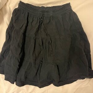 Aerie black mini skirt size XS
